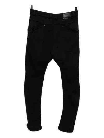 Devoa Barrel Trousers In Black