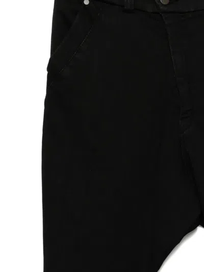 Devoa Barrel Trousers In Black