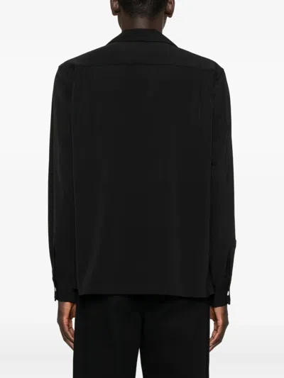 Second / Layer Double-pocket Shirt In Black