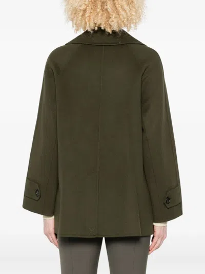 Arma Double-breasted Notched Blazer In Brown