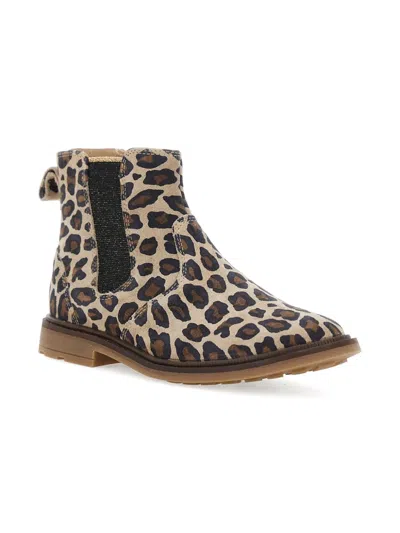 Pom D'api Leopard-print Zip Boots In Multi