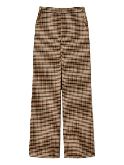 Twinset Twin-set Small Check Trousers In Multi