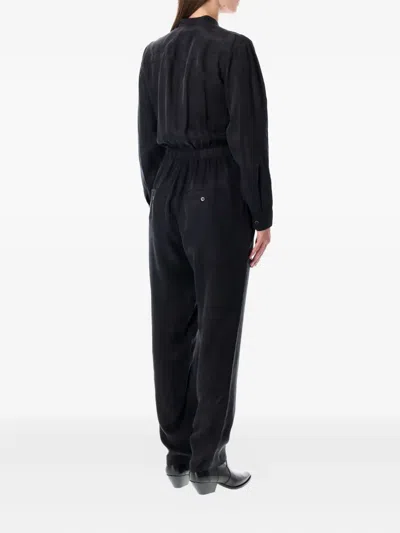 Isabel Marant Étoile Isabel Marant Etoile Marant Étoile Black Buttoned Jumpsuit In Black