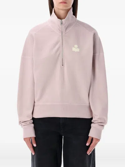 Isabel Marant Étoile Isabel Marant Etoile Marant Étoile Zip Sweatshirt In Pink