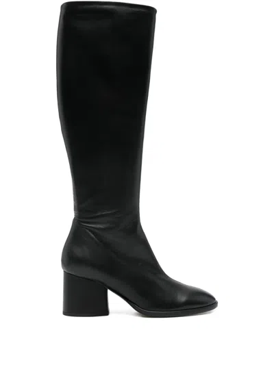 Aeyde "alina" Knee High Boots In Black