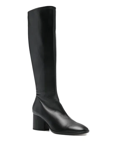 Aeyde "alina" Knee High Boots In Black