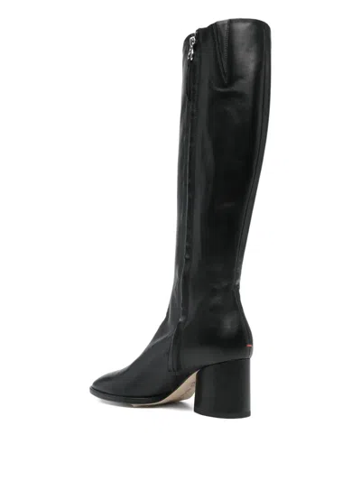 Aeyde "alina" Knee High Boots In Black