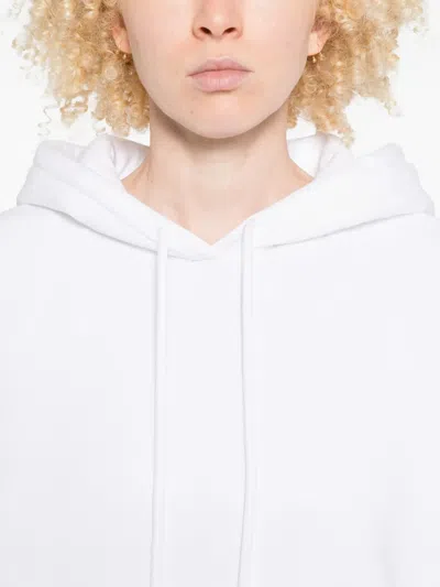 Marc O'polo Side-split Hoodie In White