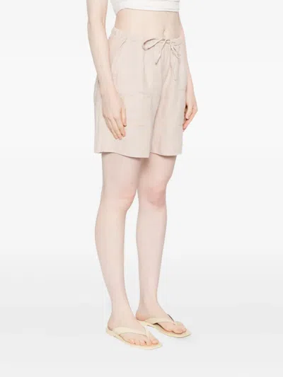Marc O'polo Drawstring Linen Shorts In Neutral