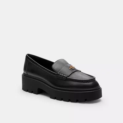 Coach Lucy Loafer In Black