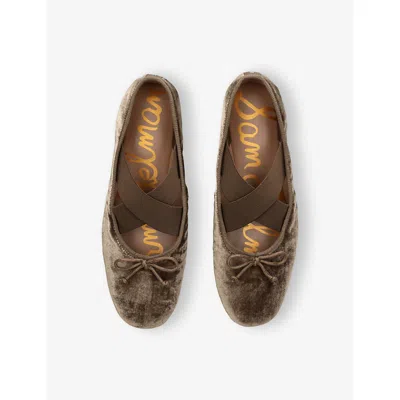 Sam Edelman Arya Ballet Flat In Brown