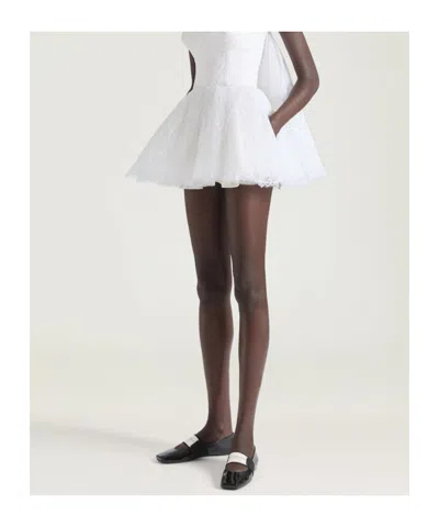 Givenchy Sliced Square Label Patent Leather Ballerina Flats In Black