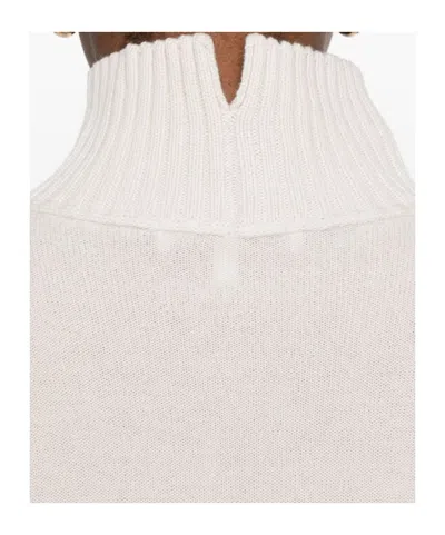 Antonelli Turtleneck Long-sleeved Sweater In Neutral