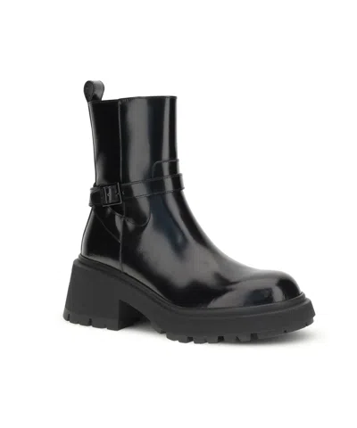 Jimmy Choo 'flat Chunky Sole Ankle Boots' In Black