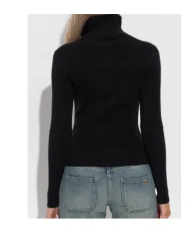 Courrèges Courregès Midnight Blue Wool Sweater In Blue