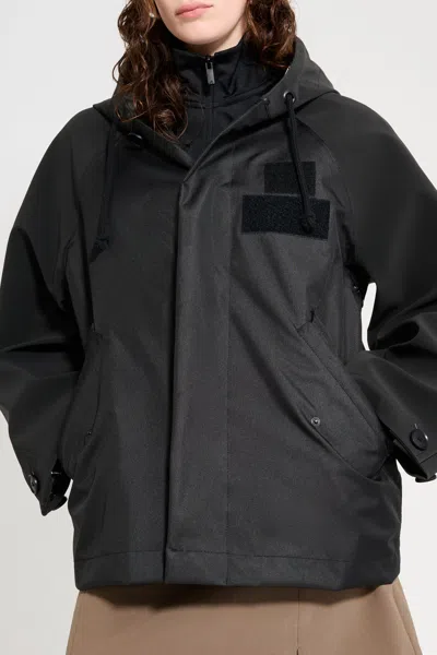 Stutterheim Hjorthagen Hooded Jacket In Black