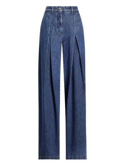 Dolce & Gabbana 5 Pocket Denim Pants In Blue