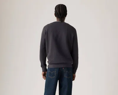 Levi's Standard Graphic Crewneck Sweatshirt In Blue