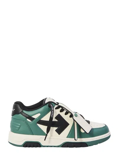Off-white Out Of Office Sneakers In Green