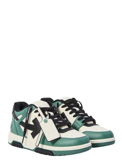 Off-white Out Of Office Sneakers In Green