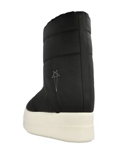 Rick Owens Drkshdw Black Concordians Mega Bumper Lunar Boots In Multi