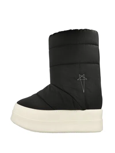 Rick Owens Drkshdw Black Concordians Mega Bumper Lunar Boots In Multi