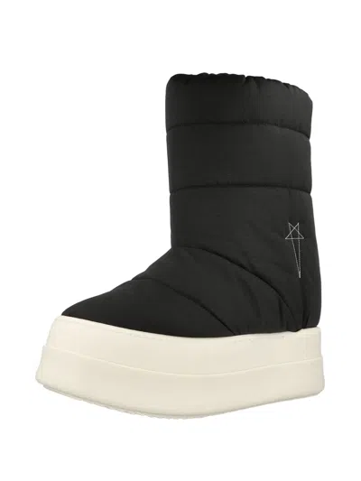 Rick Owens Drkshdw Black Concordians Mega Bumper Lunar Boots In Multi