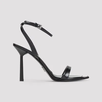 Prada Stylish Pointed Toe Sandals For Women In Black