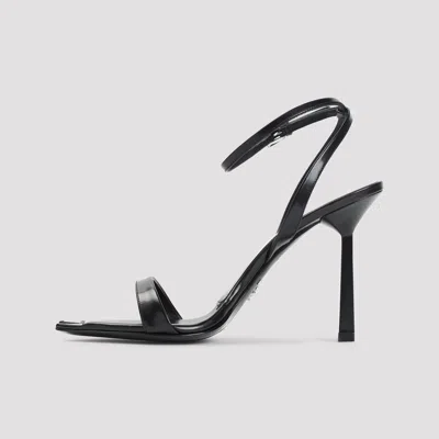 Prada Stylish Pointed Toe Sandals For Women In Black