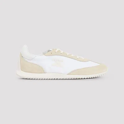 Celine Triomph Low Lace-up Sneaker With Suede Panels In Multi