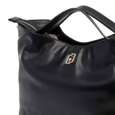 Liu •jo Versatile Tote Bag Adjustable Strap In Black