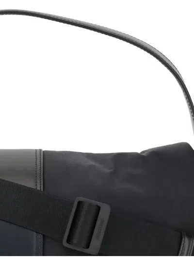 Jacquemus Men Le Petit Messenger Crossbody Bag In Black