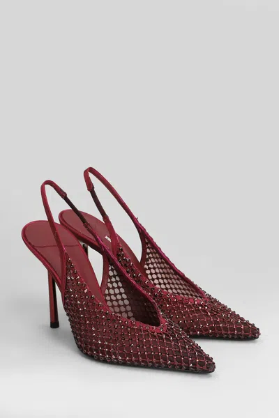 Le Silla Slingback Gilda On The Jewel Network In Burgundy