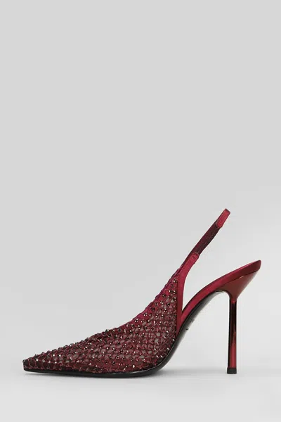 Le Silla Slingback Gilda On The Jewel Network In Burgundy