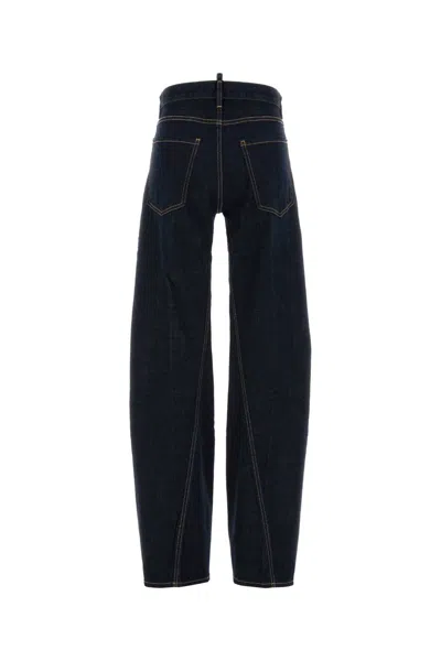Dsquared2 Dsquared Stretch Denim D2 Twisted Jeans In Blue