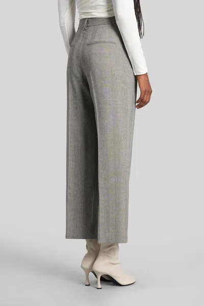 Anine Bing Belen Pants In Grey Polyester In Gray