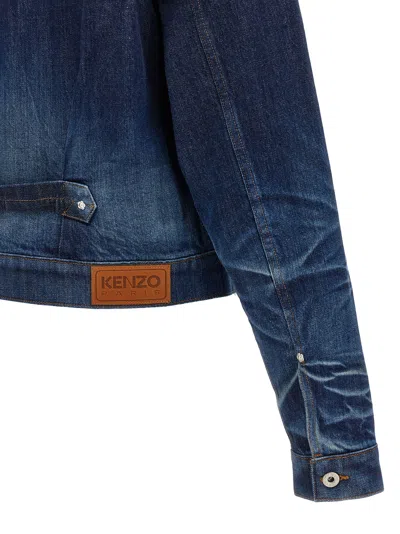 Kenzo Japanese Denim Jacket In Blue