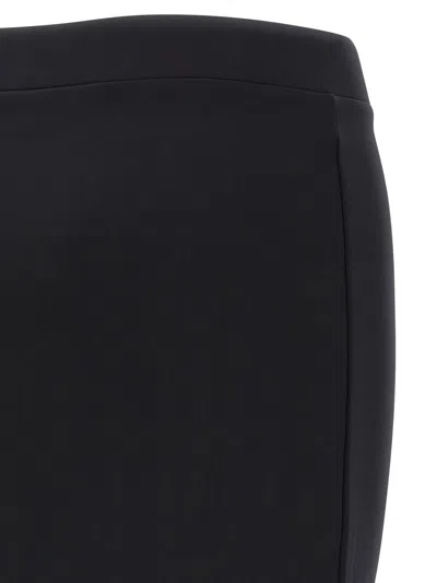 Off-white Black Pencil Skirt With Off Logo