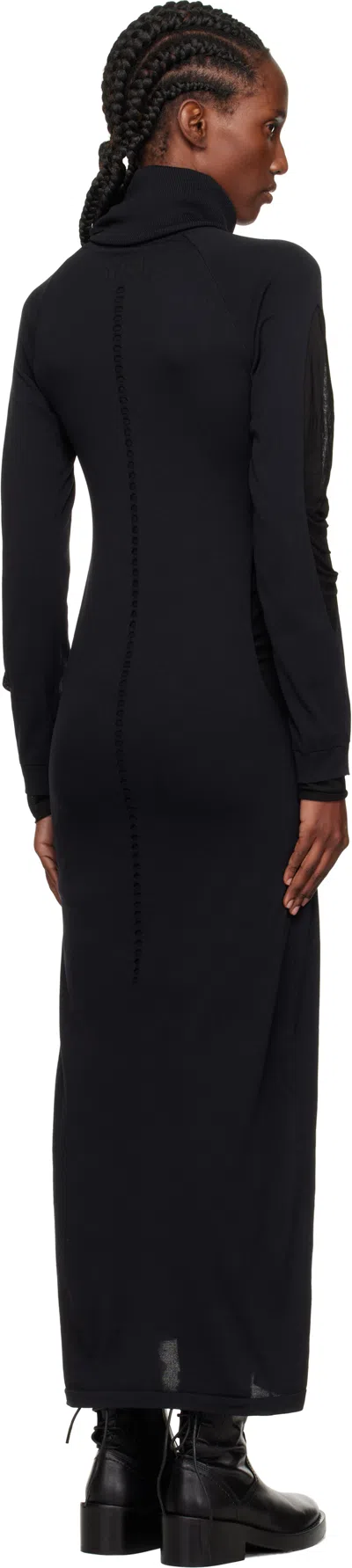 Y-3 Knit Dress With Hood In Black