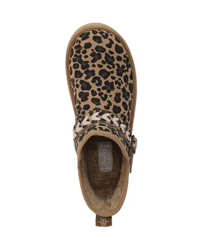 Blowfish Malibu Women's Mokolo Round Toe Pull On Platform Short Boots In Brown