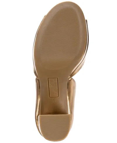 Wild Pair Women's Reemaa Round Toe Dress Sandals, Macy's Exclusive In Gold