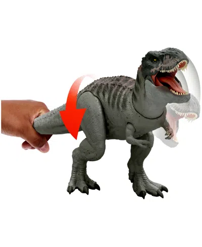 Jurassic World Kids' Rebirth Power Devour Tyrannosaurus Rex Dinosaur Figure In Gray
