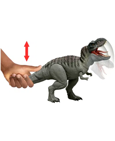 Jurassic World Kids' Rebirth Power Devour Tyrannosaurus Rex Dinosaur Figure In Gray
