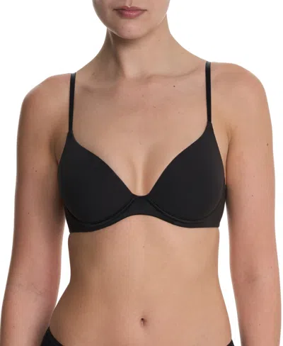 Natori Soft Focus Comfort Convertible Demi T Shirt Bra In Black