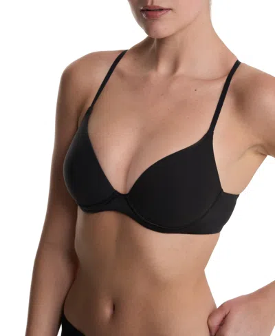 Natori Soft Focus Comfort Convertible Demi T Shirt Bra In Black