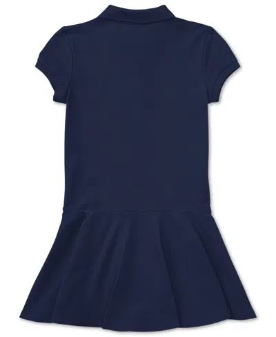 Polo Ralph Lauren Toddler Girls Polo Dress In Blue