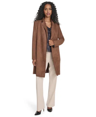 Tommy Hilfiger Women's Suede Jacket In Brown