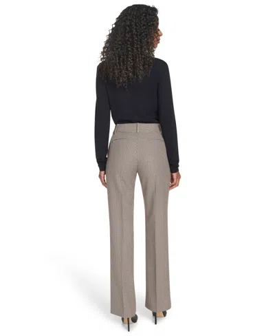 Tommy Hilfiger Women's Houndstooth Bootcut Pants In Multi