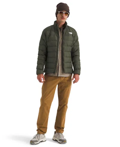 The North Face Men's Aconcagua Long Sleeve Jacket In Green