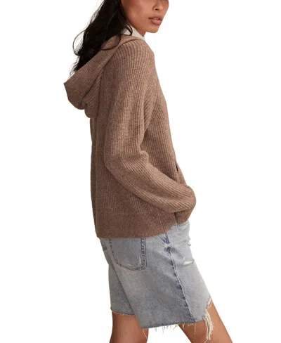 Lucky Brand Women's Cloud Soft Hoodie Sweater In Brown
